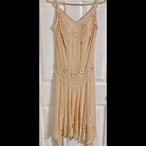 Vintage Sequin midi strap dress